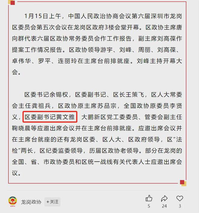 j9九游深圳近期部分人事调整；深圳2024年新设经营主体5616万户深圳特事(图2)